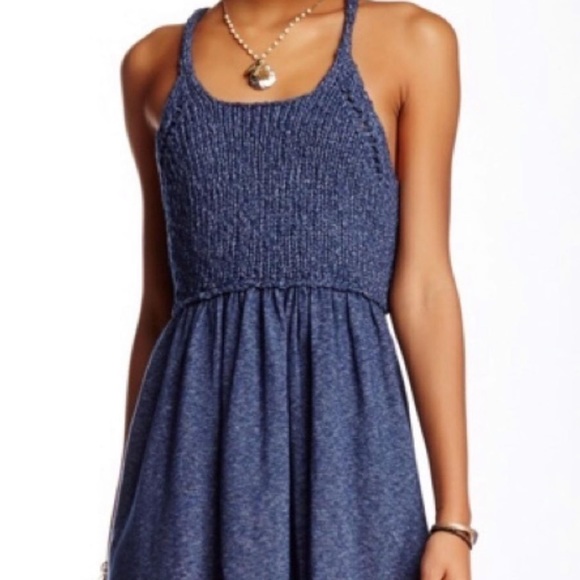 Free People Mountain View Tunic in Navy size Small - Picture 3 of 6